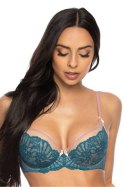 Biustonosz Soft Model Sybilla M-3525/2 Turkus - Mat Mat Biustonosz Soft Model Sybilla M-3525/2 Turkus - Mat Mat