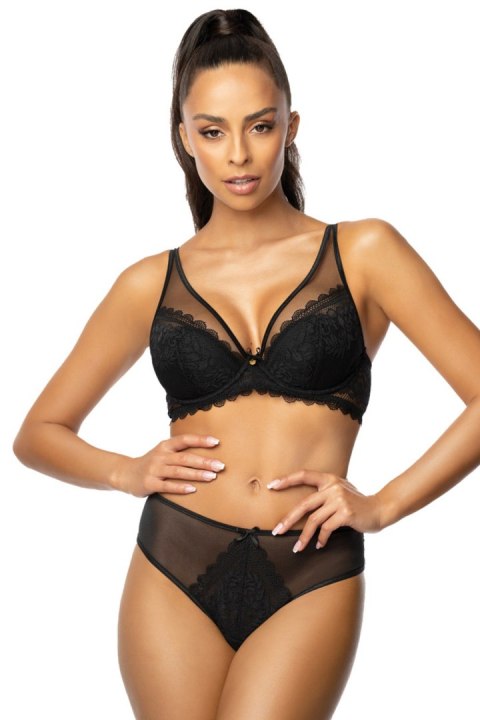 Biustonosz push up Biustonosz Push-up Model 0198/11 Estelle Black - Mat Mat Biustonosz push up Biustonosz Push-up Model 0198/11 Estelle Black - Mat Mat