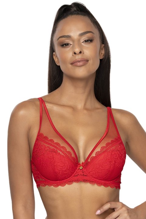 Biustonosz push up Biustonosz Push-up Model 0198/11 Estelle Red - Mat Mat Biustonosz push up Biustonosz Push-up Model 0198/11 Estelle Red - Mat Mat