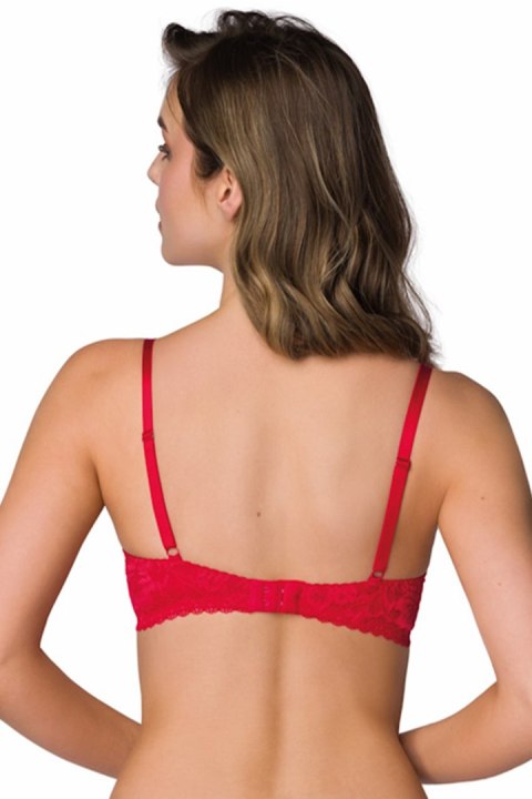 Biustonosz push up Biustonosz Push-up Model Hannah M-0115/11/1 Red - Mat Mat Biustonosz push up Biustonosz Push-up Model Hannah M-0115/11/1 Red - Mat Mat
