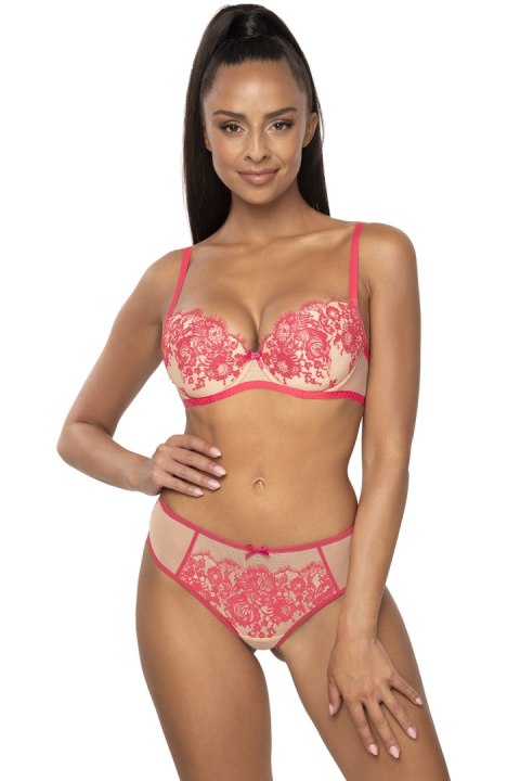 Biustonosz push up Biustonosz Push-up Model M-3804/11 Frances Beige/Pink - Mat Mat Biustonosz push up Biustonosz Push-up Model M-3804/11 Frances Beige/Pink - Mat Mat