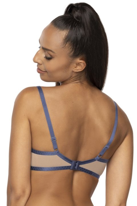Biustonosz push up Biustonosz Push-up Model M-3804/11/1 Frances Beige/Navy - Mat Mat Biustonosz push up Biustonosz Push-up Model M-3804/11/1 Frances Beige/Navy - Mat Mat