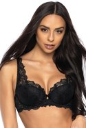 Biustonosz push up Biustonosz Usztywniany Model 0196/22 Nell Black - Mat Mat Biustonosz push up Biustonosz Usztywniany Model 0196/22 Nell Black - Mat Mat