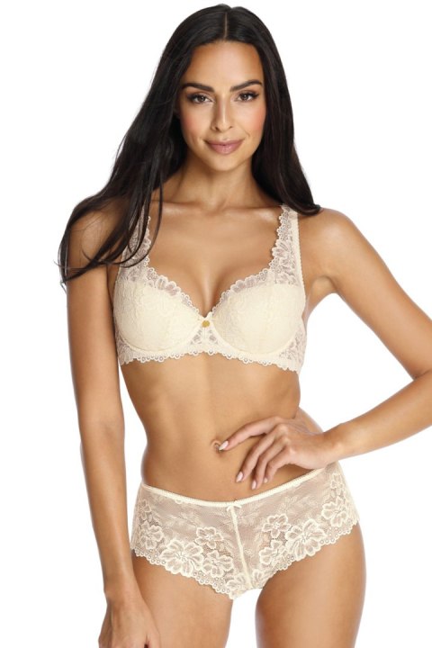 Biustonosz push up Biustonosz Usztywniany Model 053/22 Carmela Cream - Mat Mat Biustonosz push up Biustonosz Usztywniany Model 053/22 Carmela Cream - Mat Mat