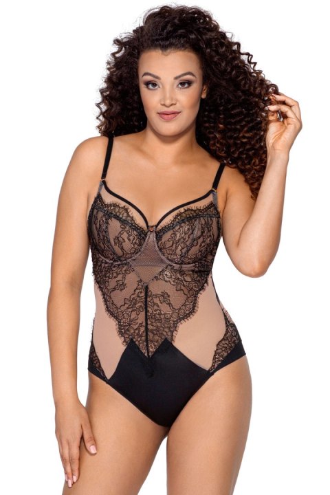 Gorsety, body, pasy Body Model Jardin 021 Black - Ava Ava Gorsety, body, pasy Body Model Jardin 021 Black - Ava Ava
