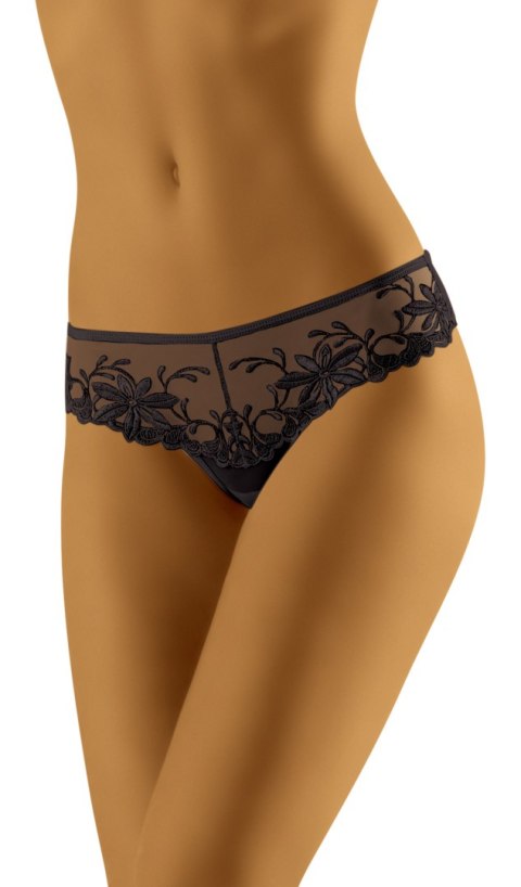 Stringi Stringo-szorty Model Zorba Black - Wolbar Wolbar Stringi Stringo-szorty Model Zorba Black - Wolbar Wolbar