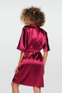 Szlafrok Peniuar Model Nable 100 Bordo - DKaren DKaren Szlafrok Peniuar Model Nable 100 Bordo - DKaren DKaren