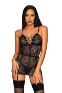 Komplet Model Basitta Chemise Black - Obsessive Obsessive Komplet Model Basitta Chemise Black - Obsessive Obsessive