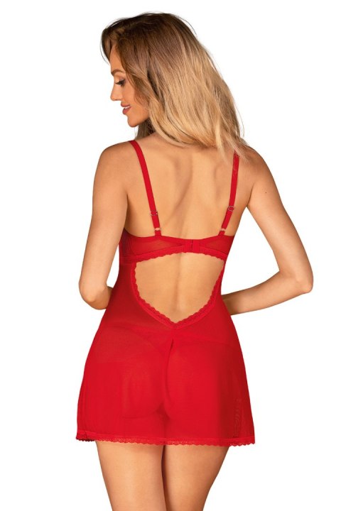 Komplet Model Chilisa babydoll Red - Obsessive Obsessive Komplet Model Chilisa babydoll Red - Obsessive Obsessive