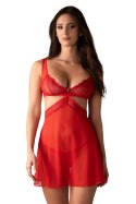 Komplet Model Cupide Desir Babydoll Red - Obsessive Obsessive Komplet Model Cupide Desir Babydoll Red - Obsessive Obsessive