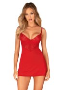 Komplet Model Ingridia Chemise Red - Obsessive Obsessive Komplet Model Ingridia Chemise Red - Obsessive Obsessive