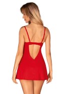Komplet Model Ingridia Chemise Red - Obsessive Obsessive Komplet Model Ingridia Chemise Red - Obsessive Obsessive