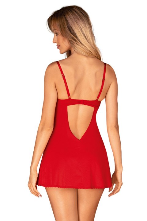 Komplet Model Ingridia Chemise Red - Obsessive Obsessive Komplet Model Ingridia Chemise Red - Obsessive Obsessive