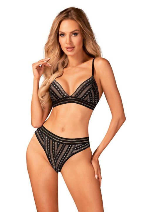 Komplet Model Natilya Set Black - Obsessive Obsessive Komplet Model Natilya Set Black - Obsessive Obsessive