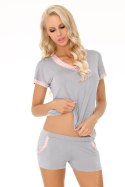 Piżama Damska Model Harnette Grey - Livia Corsetti Fashion Livia Corsetti Fashion Piżama Damska Model Harnette Grey - Livia Corsetti Fashion Livia Corsetti Fashion
