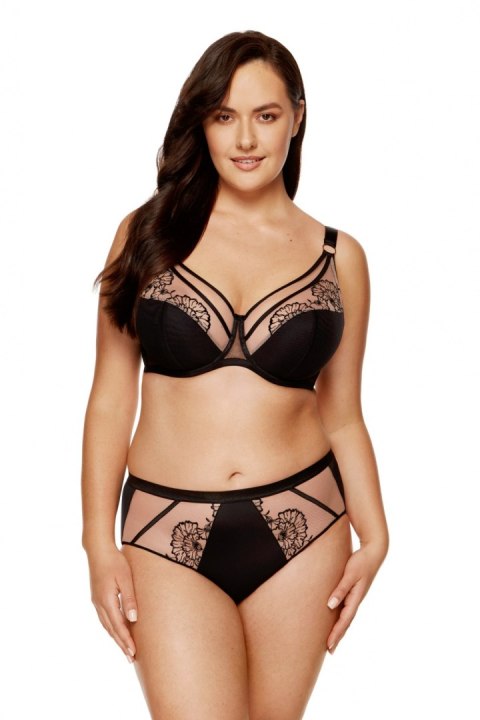 Biustonosz Soft Biustonosz Semi-Soft Model Kala B3 Black/Beige - Gorteks Gorteks Biustonosz Soft Biustonosz Semi-Soft Model Kala B3 Black/Beige - Gorteks Gorteks