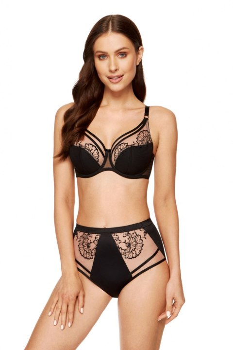 Biustonosz Soft Biustonosz Semi-Soft Model Kala B3 Black/Beige - Gorteks Gorteks Biustonosz Soft Biustonosz Semi-Soft Model Kala B3 Black/Beige - Gorteks Gorteks