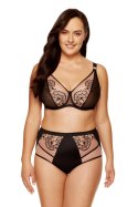 Biustonosz Soft Model Kala B2 Black/Beige - Gorteks Gorteks Biustonosz Soft Model Kala B2 Black/Beige - Gorteks Gorteks