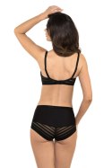 Biustonosz push up Biustonosz usztywniany Model Luna B4 Black - Gorteks Gorteks Biustonosz push up Biustonosz usztywniany Model Luna B4 Black - Gorteks Gorteks