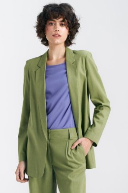 Marynarka lniana Z55 Green Pistacja - Nife Nife