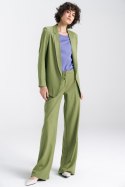 Marynarka lniana Z55 Green Pistacja - Nife Nife Marynarka lniana Z55 Green Pistacja - Nife Nife