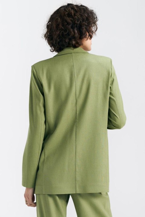 Marynarka lniana Z55 Green Pistacja - Nife Nife Marynarka lniana Z55 Green Pistacja - Nife Nife