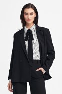 Marynarka oversize dwurzędowa Z69 Black - Nife Nife Marynarka oversize dwurzędowa Z69 Black - Nife Nife