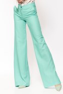 Seledynowe spodnie palazzo SD63 Seledyn - Nife Nife Seledynowe spodnie palazzo SD63 Seledyn - Nife Nife