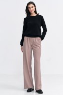 Bluza z dzianiny prążkowanej z długim rękawem BL08 Black - Nife Nife Bluza z dzianiny prążkowanej z długim rękawem BL08 Black - Nife Nife