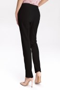 Czarne klasyczne spodnie damskie SD39 Black - Nife Nife
