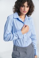 Elegancka błękitna koszula K71 Błękit - Nife Nife Elegancka błękitna koszula K71 Błękit - Nife Nife