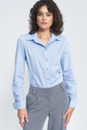 Elegancka błękitna koszula K71 Błękit - Nife Nife Elegancka błękitna koszula K71 Błękit - Nife Nife