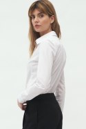Klasyczna biała koszula K58 White - Nife Nife Klasyczna biała koszula K58 White - Nife Nife