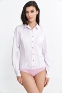 Koszula body K81 Light Pink - Nife Nife Koszula body K81 Light Pink - Nife Nife