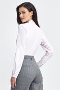 Koszula body K81 Light Pink - Nife Nife Koszula body K81 Light Pink - Nife Nife
