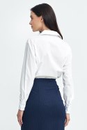 Koszula body K84 White - Nife Nife Koszula body K84 White - Nife Nife
