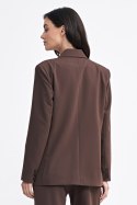 Marynarka oversize dwurzędowa Z69 Brown - Nife Nife Marynarka oversize dwurzędowa Z69 Brown - Nife Nife