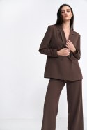 Marynarka oversize dwurzędowa Z69 Brown - Nife Nife Marynarka oversize dwurzędowa Z69 Brown - Nife Nife