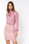 Spódnica Nubukowa różowa spódnica SP64 Pink - Nife Nife Spódnica Nubukowa różowa spódnica SP64 Pink - Nife Nife