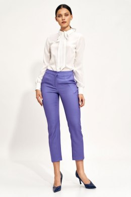 Spodnie Fioletowe spodnie chino SD70 Violet - Nife Nife