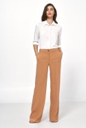 Spodnie Karmelowe spodnie loose cut SD77 Carmel - Nife Nife Spodnie Karmelowe spodnie loose cut SD77 Carmel - Nife Nife