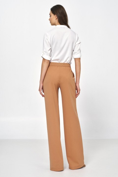 Spodnie Karmelowe spodnie loose cut SD77 Carmel - Nife Nife Spodnie Karmelowe spodnie loose cut SD77 Carmel - Nife Nife