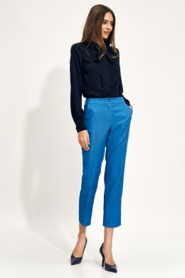 Spodnie Niebieskie spodnie chino SD70 Blue - Nife Nife