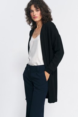 Sweter Niezapinany czarny sweter SW11 Black - Nife Nife