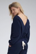 Bluza Damska Model M799 Navy - Figl Figl Bluza Damska Model M799 Navy - Figl Figl
