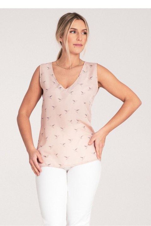 Bluzka Model M1076 Pink - Figl Figl Bluzka Model M1076 Pink - Figl Figl