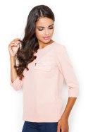 Bluzka Model M393 Pink - Figl Figl Bluzka Model M393 Pink - Figl Figl