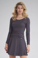Bluzka Model M788 Dark Grey - Figl Figl Bluzka Model M788 Dark Grey - Figl Figl