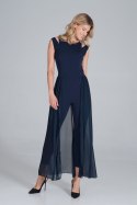 Kombinezon Damski Model M842 Navy - Figl Figl Kombinezon Damski Model M842 Navy - Figl Figl