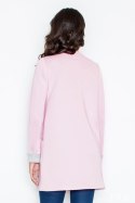 Płaszcz Damski Model M366 Light Pink - Figl Figl Płaszcz Damski Model M366 Light Pink - Figl Figl
